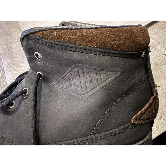 Vintage L.A. GEAR 1992 Unisex Leather Ankle Boot size 8 90’s High Top Korea - Picture 12 of 14